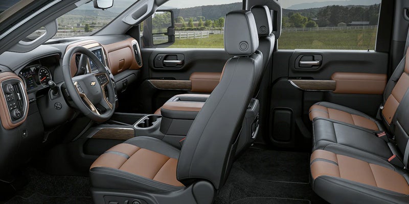 interior of 2022 Chevrolet Silverado-2500