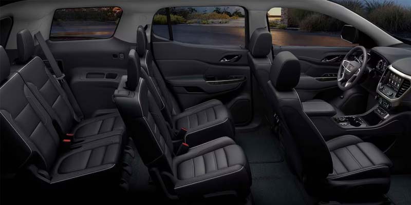 2023 GMC Acadia black seats