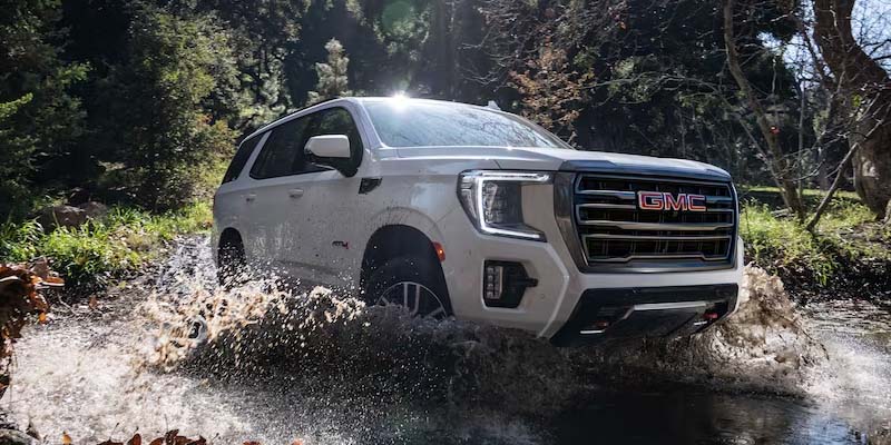 2023 GMC Yukon in mud